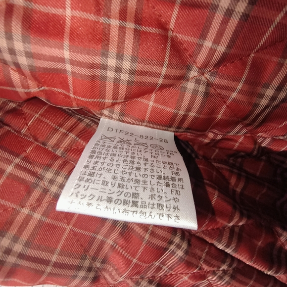 Men's Blue N Red Burberry Peacoat. Mens L. Excellent Condition No Pilling. Lined - Picture 7 of 9